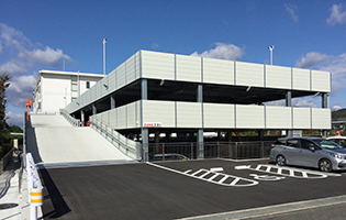 中国自動車道神戸高速事務所附属立体駐車場 駐車場施工実績 雄健工業株式会社