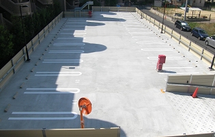 駐車場最前線レポート｢生駒市自走式駐車場新築工事｣写真1