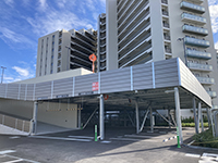 C棟はフラット式駐車場です。